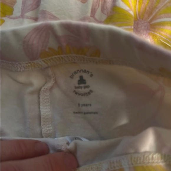 Floral Kids shorts set- Yellow and Blue - Picture 5 of 8